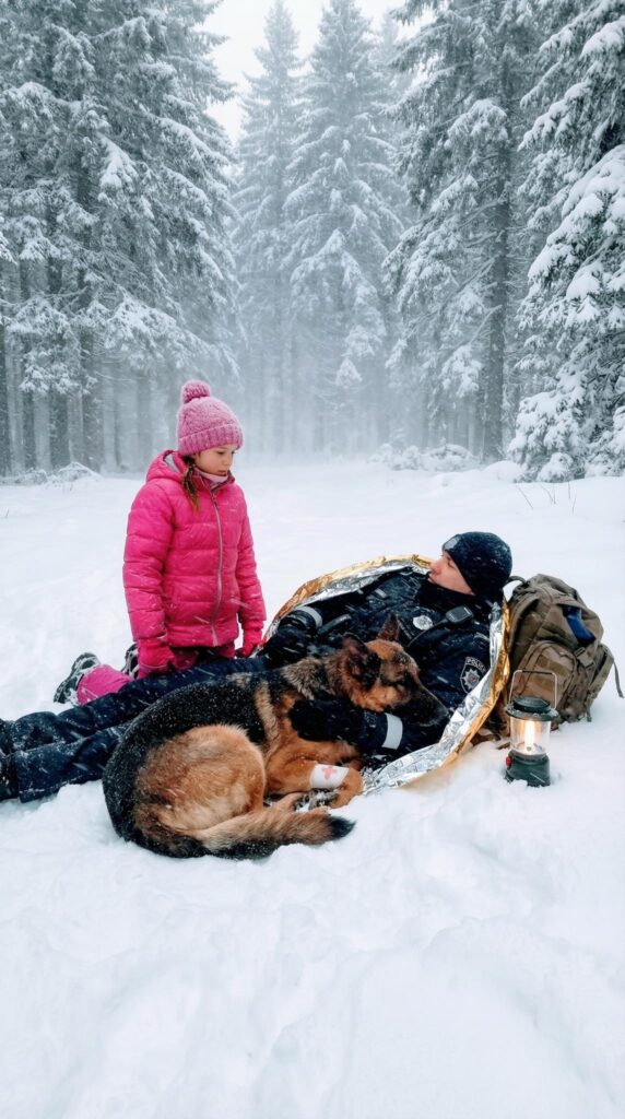 A_Little_Girl_Found_a_Police_Officer_Collapsed_in_the_Snow_Beside_His_K9_Partner_But_What_Happened_Next_Shocked_Everyone_